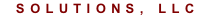 SOLUTIONS, LLC